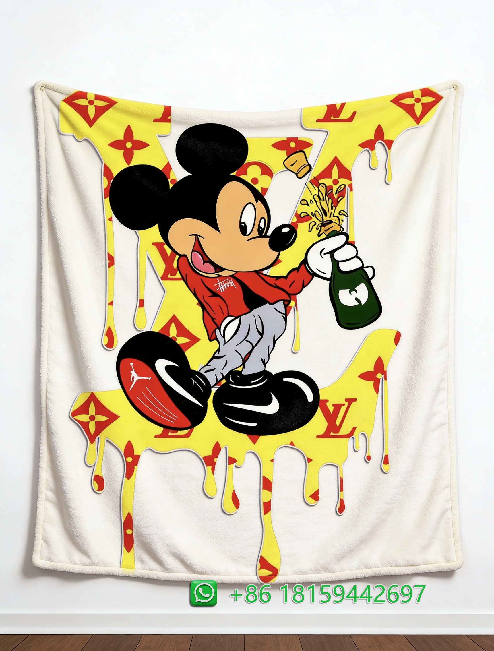 Louis Vuitton Throw Blankets
